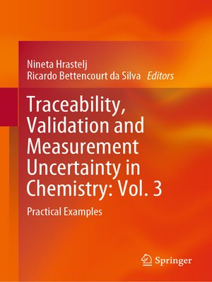 cover image of Traceability, Validation and Measurement Uncertainty in Chemistry